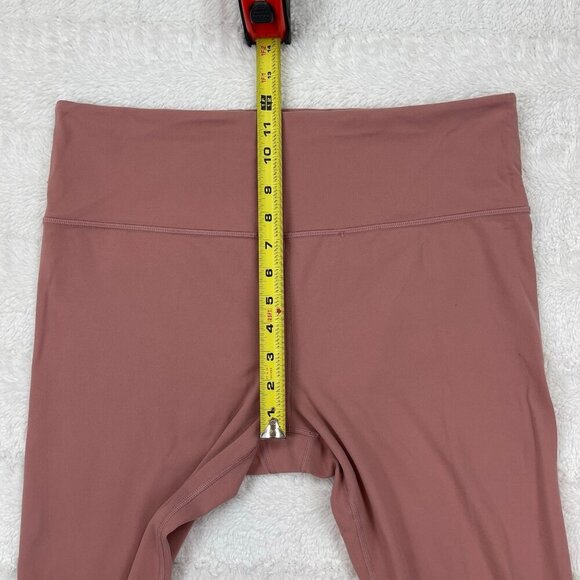 Athleta Ultra High Rise Elation 7/8 Tight Leggings XL Pink Rose Athletic Workout - Picture 7 of 8